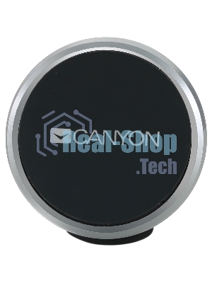 Держатель автомобильный Canyon Car Holder for Smartphones,magnetic suction function,with 2 plates(rectangle/circle), черный,40x35x50мм 0.033kg