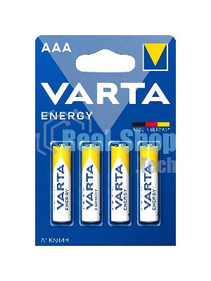 Батарейки VARTA ENERGY AAA бл. 4 (рус.)