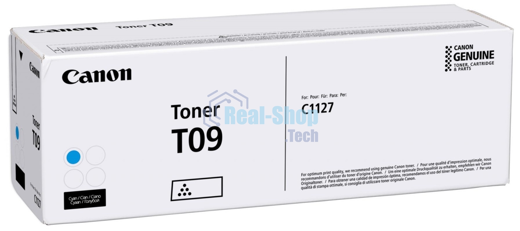 Тонер Canon T09 CY 3019C006 голубой туба для копира i-SENSYS X C1127iF, C1127i, C1127P