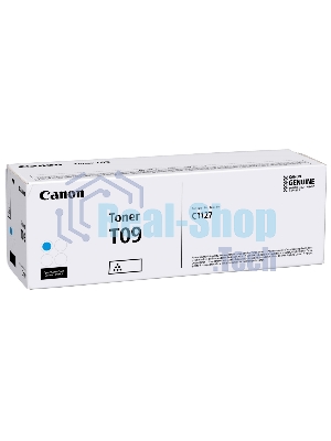 Тонер Canon T09 CY 3019C006 голубой туба для копира i-SENSYS X C1127iF, C1127i, C1127P