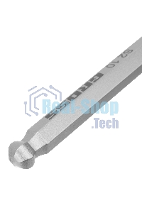 Набор ключей имбусовых Gross 16403 HEX, 1,5–10 мм, S2, 9 шт., удлиненные с шаром, сатинированные