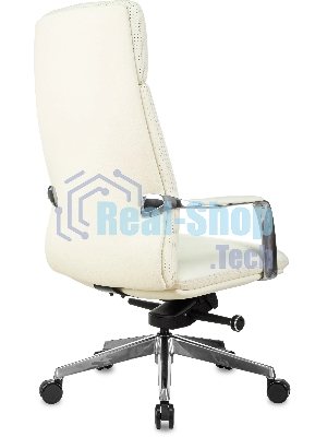 Кресло Бюрократ VEGA белый, кожа