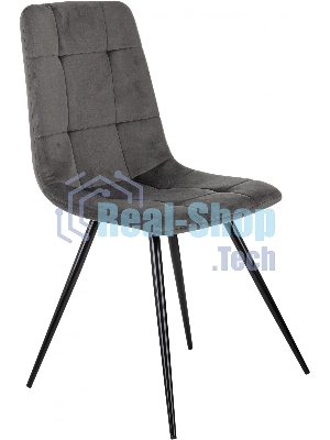 Стул для дома Бюрократ CH-K1_2 комплект 2 шт т. серый Holland 18 металл черный на ножках