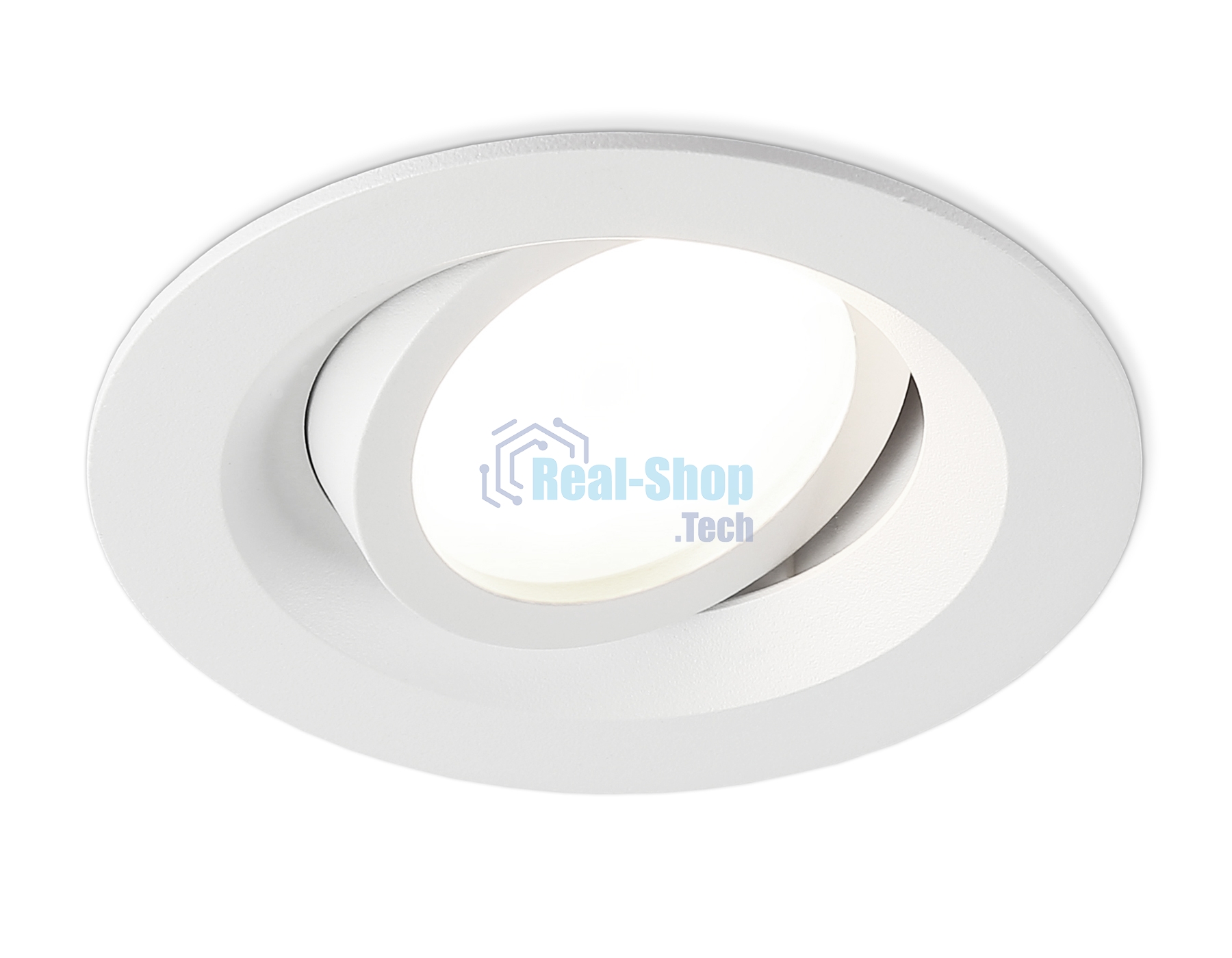Встраиваемый поворотный точечный светильник Ambrella light TN102741 WH белый IP20 GU5.3 D95*25