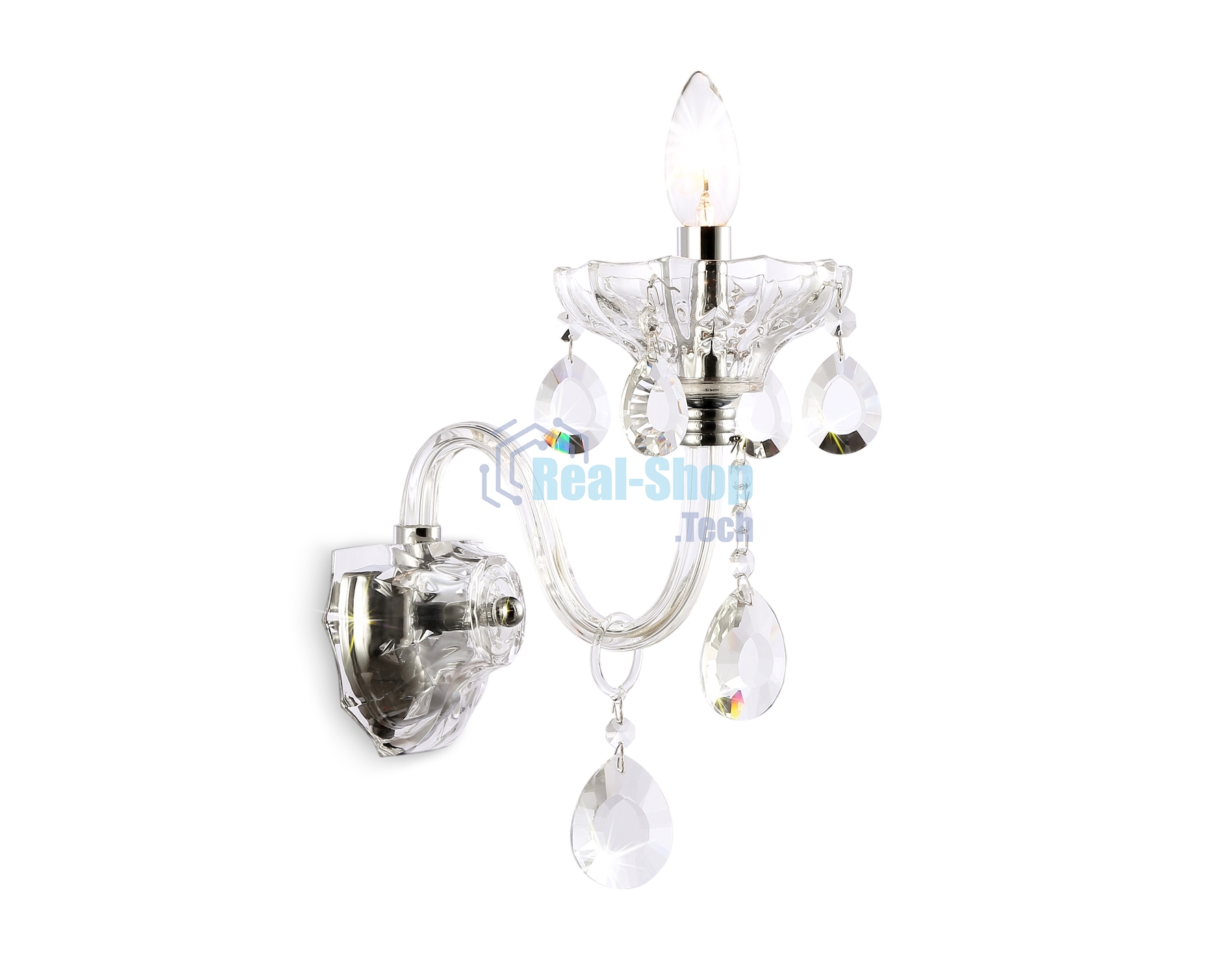 Светильник Ambrella light TR4911 CH/CL хром/прозрачный E14 max 40W 294*160*246