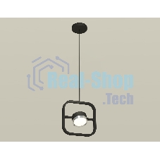 Светильник Ambrella light XB9119101 SBK/PSL черный песок/серебро полированное GX53 (C9119, N8118)