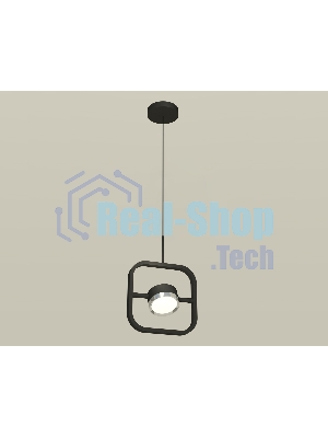 Светильник Ambrella light XB9119101 SBK/PSL черный песок/серебро полированное GX53 (C9119, N8118)