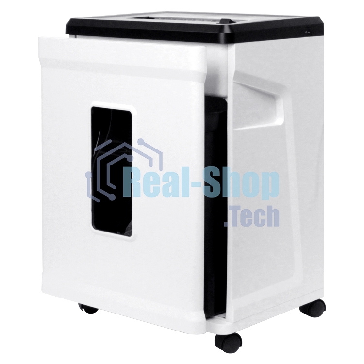 Шредер ГЕЛЕОС УМ26-4, (DIN P-4), фрагмент 3,9х35мм, 14-17 лист (70г/м2), CD/пл.карты/скрепки/скобы, 26 литров