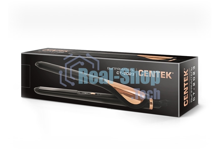 Выпрямитель для волос Centek CT-2023 25Вт LED, пластины 85х22 мм с керам. покрытием, быстр нагрев до 220°
