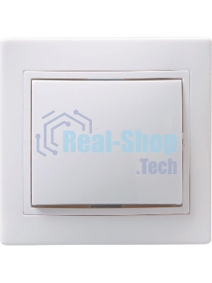 Выключатель 1-кл. СП КВАРТА 10А IP20 ВС10-1-0-КБ белый ИЭК EVK10-K01-10-DM