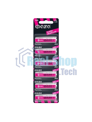 Элемент питания алкалиновый LR 6 Super Alkaline BL-6 (уп.6шт) ФАZА 4895205002043, 1.5 В