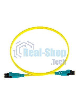 Патч-корд Panduit F92ELQ1Q1SNM003 2x9/125 OS1/OS2 LC push-pull-LC push-pull 3м LSZH желтый