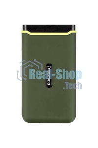 Внешний SSD Transcend Portable SSD ESD380C, 2000GB, Type-C, USB 3.2 Gen2, R/W 2000/2000MB/s, 97x54x13мм, два кабеля в комплекте (3 года)