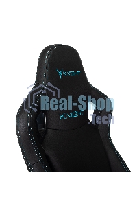 Кресло игровое Knight Outrid Smile черный эко.кожа крестов. пластик