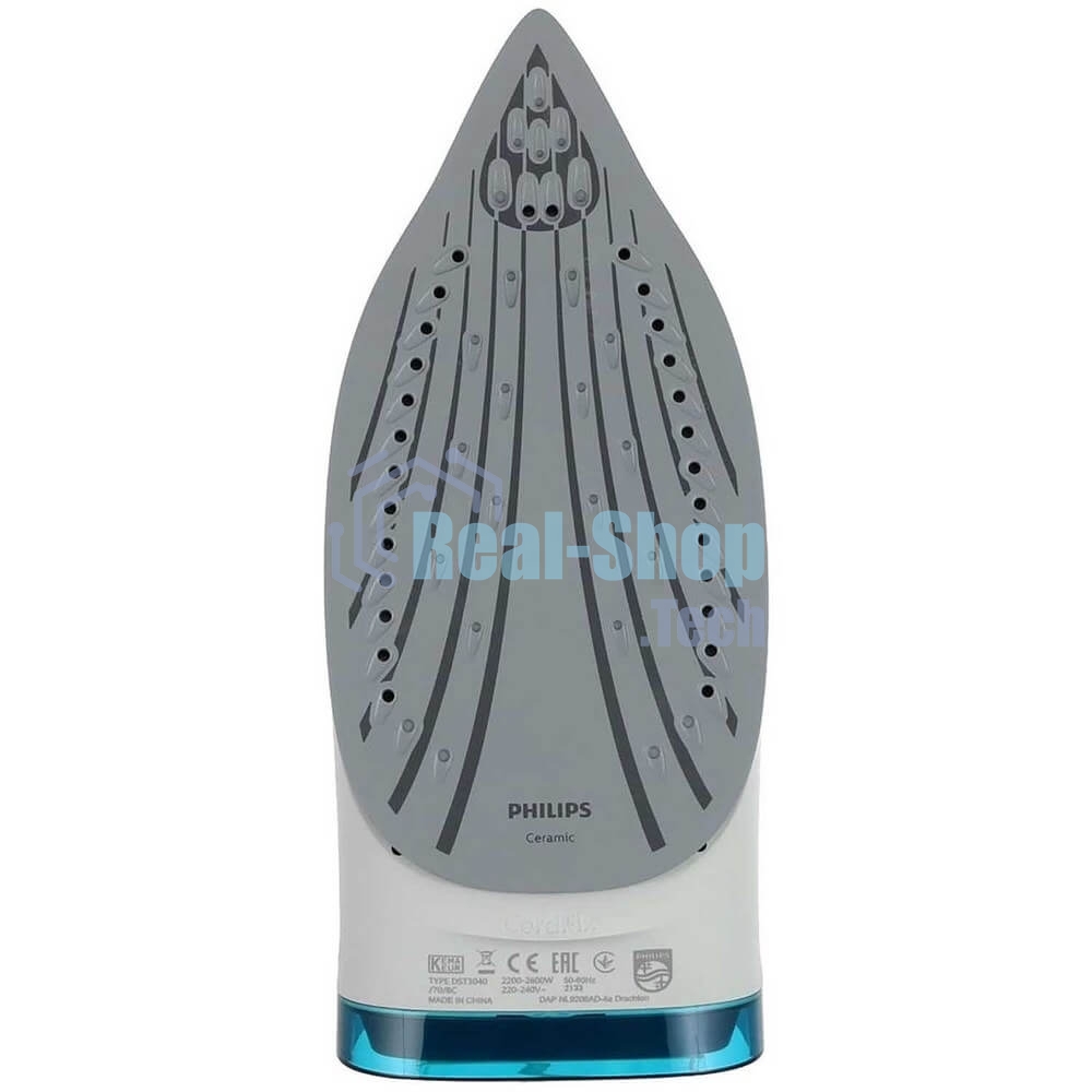 Утюг Philips DST3040/70 бирюзовый/белый, 2600 Вт, 40 г/мин, 200 г/мин, 300 мл