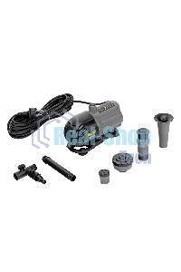 Насос фонтанный Denzel FNP31-24 31 Вт, подъем 2,4 м, 1500 л/ч, колокольчик/2 каскада/гейзер