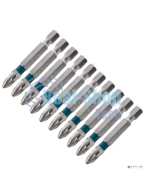 Набор бит Gross PZ2х50, сталь S2, 10 шт.