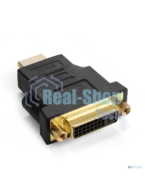 Переходник DVI-D-HDMI ExeGate EX-HDMI-DVI-3 (25F/19M, v 1.4b, позолоченные контакты, экран)