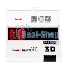 Отвертка с набором бит Kaisi 8926 3D 6 в 1 Grey