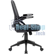 Кресло офисное Defender Office черный, сетка, регулир. подлокот