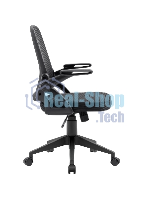 Кресло Defender Office черный, сетка, 120 кг, регулируемые подлокотники