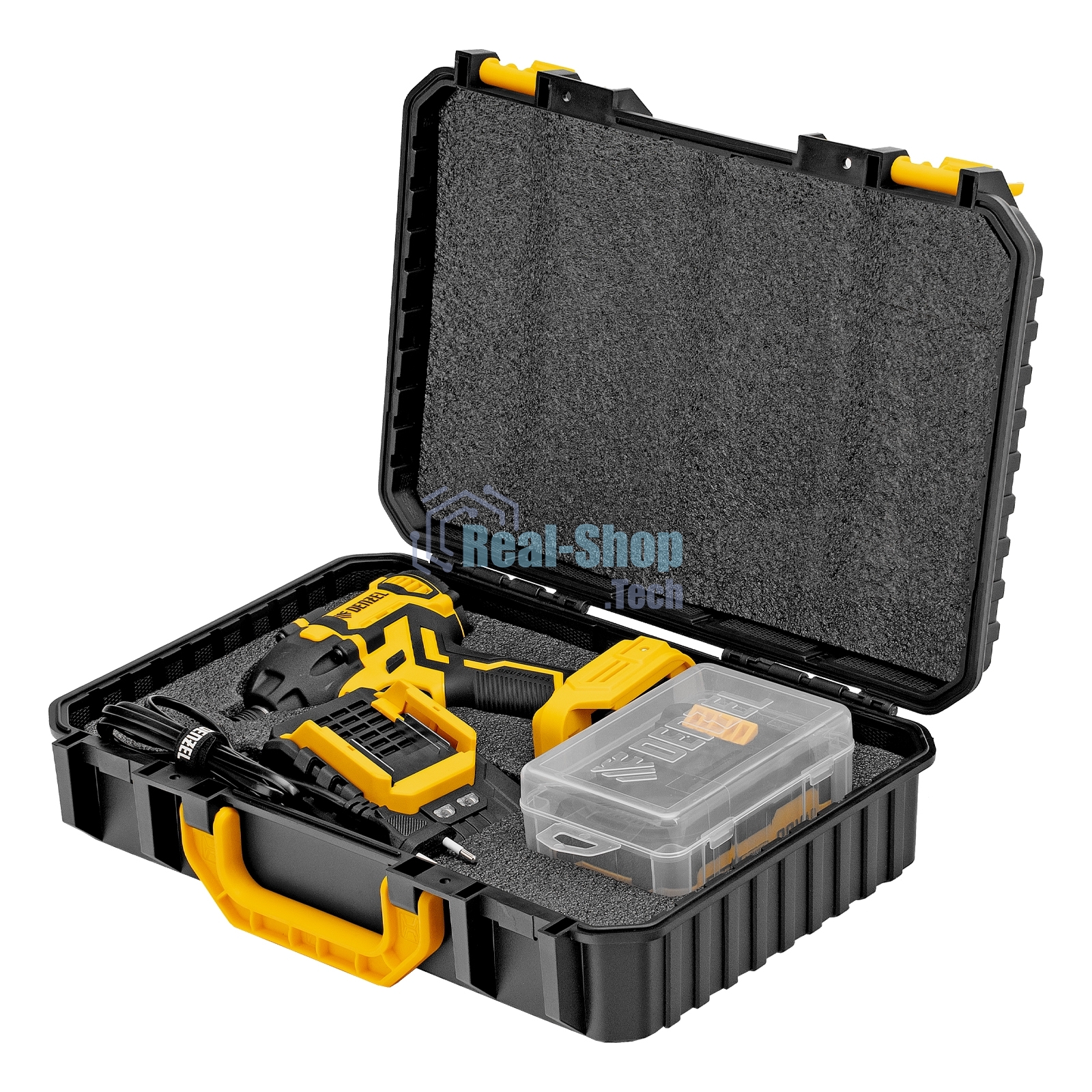 Винтоверт ударный аккумуляторный бесщет. Denzel CIDH-BL-20-270, Li-Ion, 20 В