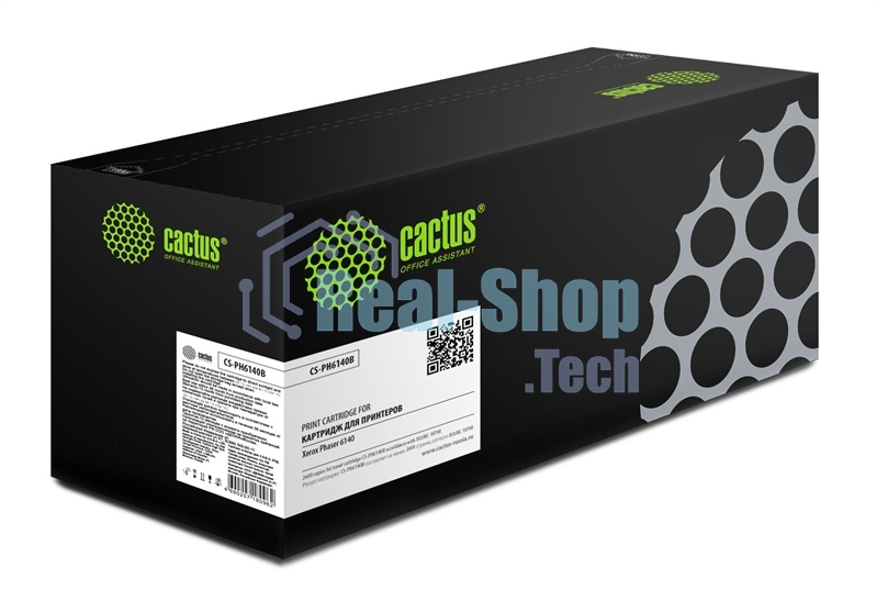 Картридж лазерный Cactus CS-PH6140B (106R01484) черный (2600 стр.) для Xerox 6140