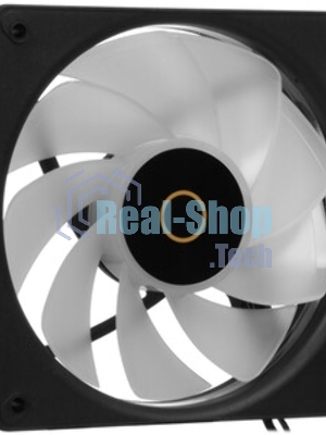 Вентилятор для корпуса Ocypus Gaммa F12 Elite BK ARGB REVERSE BLADE 3 IN 1, 120x120x25мм, 4-PIN PWM, 600-1800 RPM, 26 DBA MAX, HYDRO BEARING