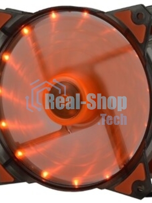 Вентилятор для корпуса Crown CMCF-12025S-1223 черный/оранжевый, 120 мм, 1650 об/мин, 28 дБ, 3 pin