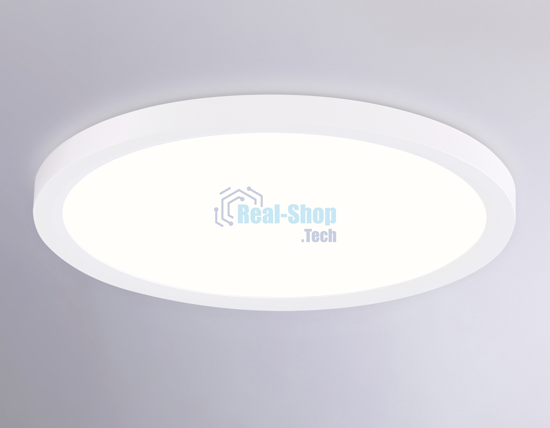 Светильник светодиодный ультратонкий Ambrella light FZ1905 WH белый IP54 26W 3000K-6500K CCT-переключатель D370*25 (Без ПДУ)