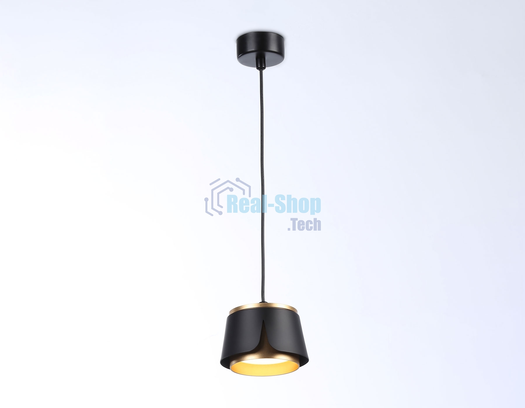 Светильник Ambrella light TN71247 BK/GD черный/золото GX53 D100*1090