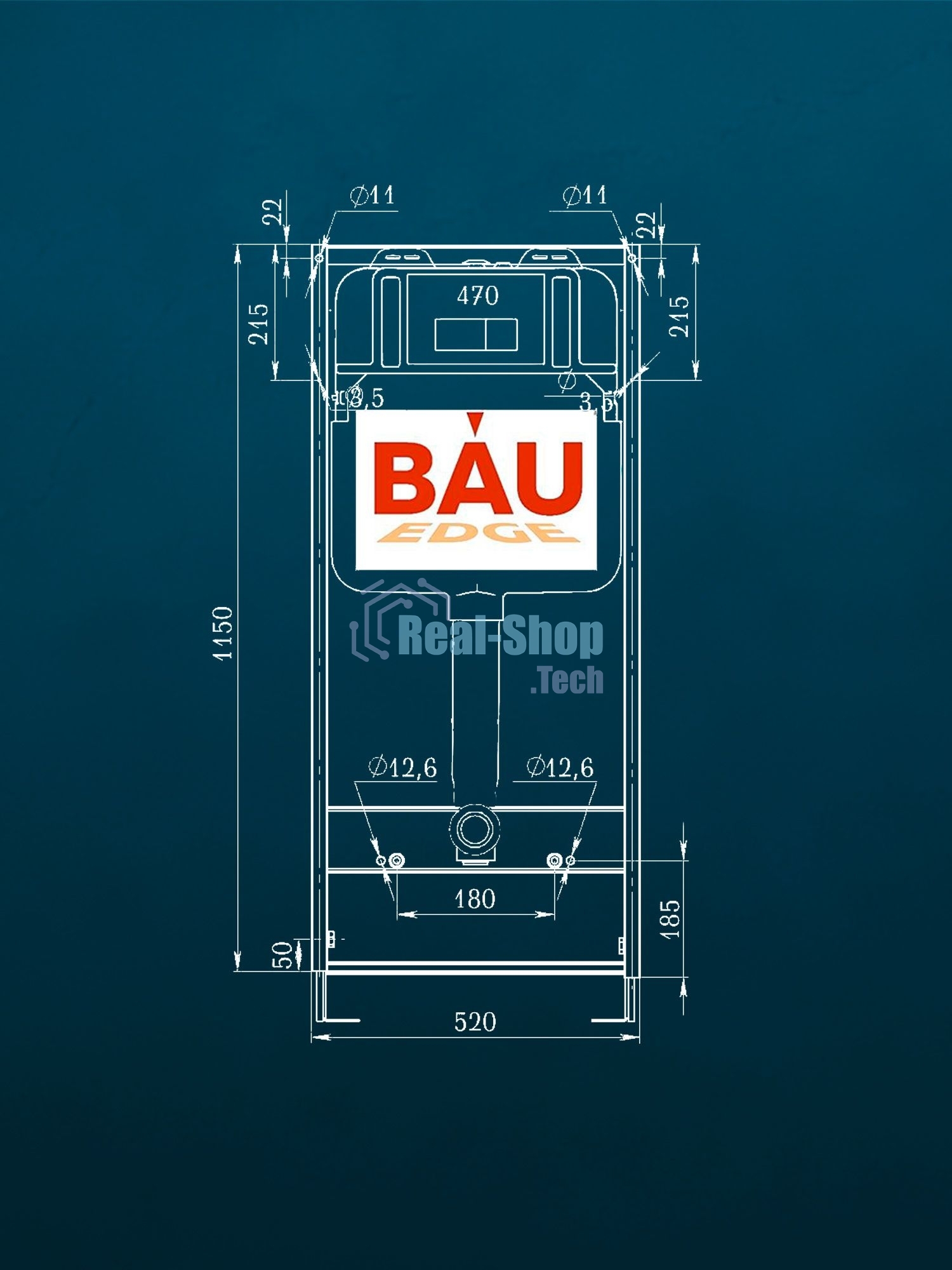 Комплект BAU 6 в 1: инсталляция BAU PRO, унитаз подвесной безободковый вихревой со скрытым сливом Bau Stil Hurricane-5, сиденье дюропласт микролифт, клавиша серый металлик/вставка хром