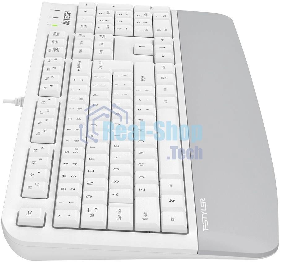 Клавиатура A4Tech Fstyler FK20 проводная, USB Type-A, белый