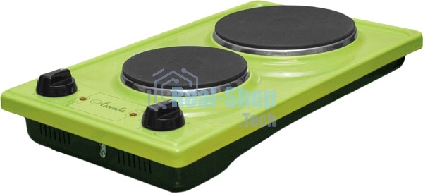 Плита настольная электрическая ЭПБ 22 зеленый (настольная)