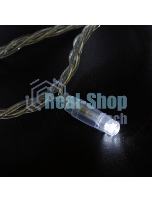 Гирлянда Neon-night Нить 10м, постоянное свечение, прозрачный ПВХ, 24В, белый