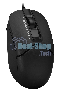 Мышь проводная A4Tech Fstyler FM12 черный, 1200 dpi, USB, кнопки - 3