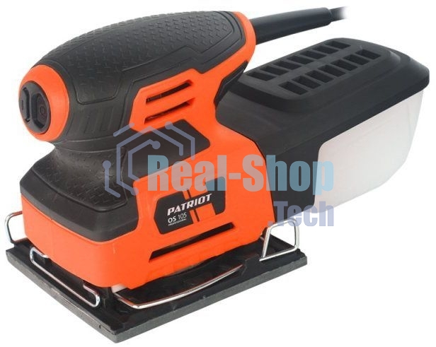 Вибрационная шлифовальная машина PATRIOT OS 105240 Вт, 13 000 кол/мин; размер платформы: 104 х 112 мм