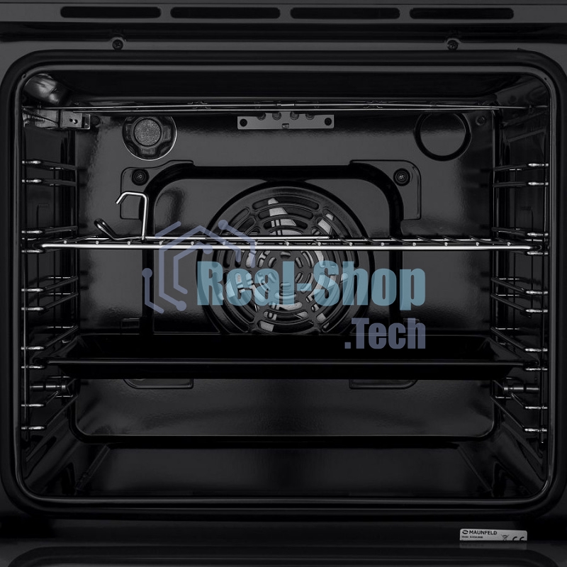 Духовой шкаф электрический Maunfeld EOEM.589B черный/серебристый, встраиваемый