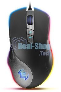 Мышь проводная SVEN RX-G970 черный, 4000 dpi, USB, кнопки - 7