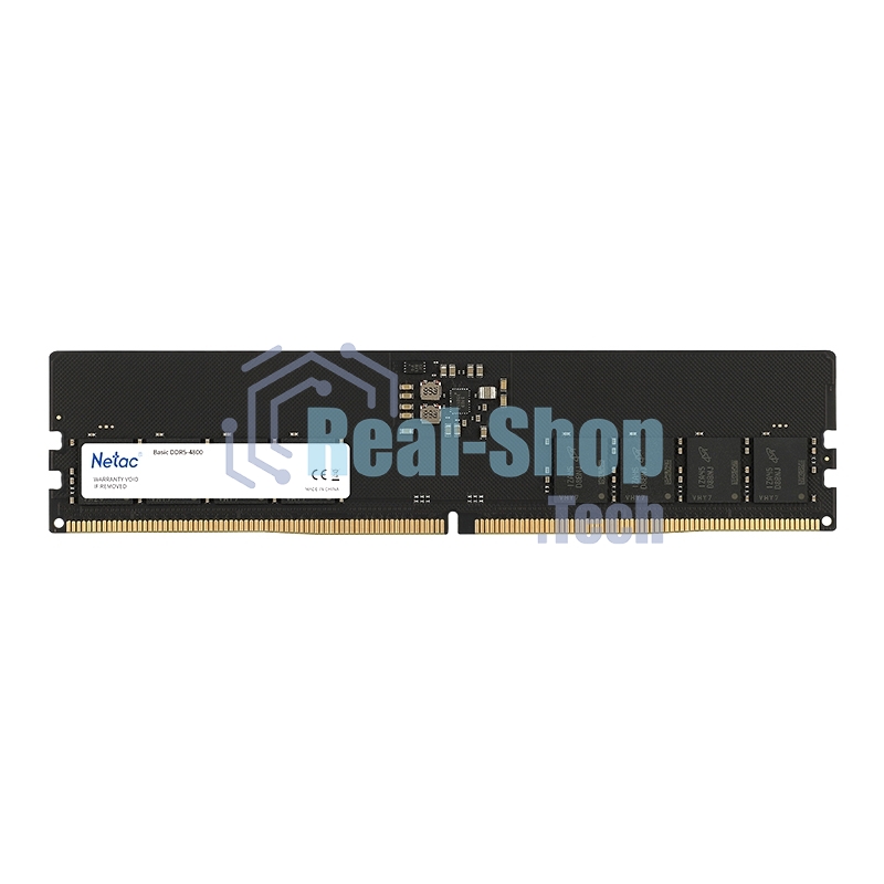 Оперативная память NETAC Basic, DDR5, 16GB (1x16GB), 4800MHz, CL40, DIMM