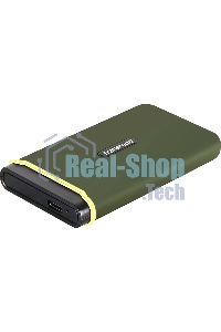 Внешний SSD Transcend Portable SSD ESD380C, 2000GB, Type-C, USB 3.2 Gen2, R/W 2000/2000MB/s, 97x54x13мм, два кабеля в комплекте (3 года)