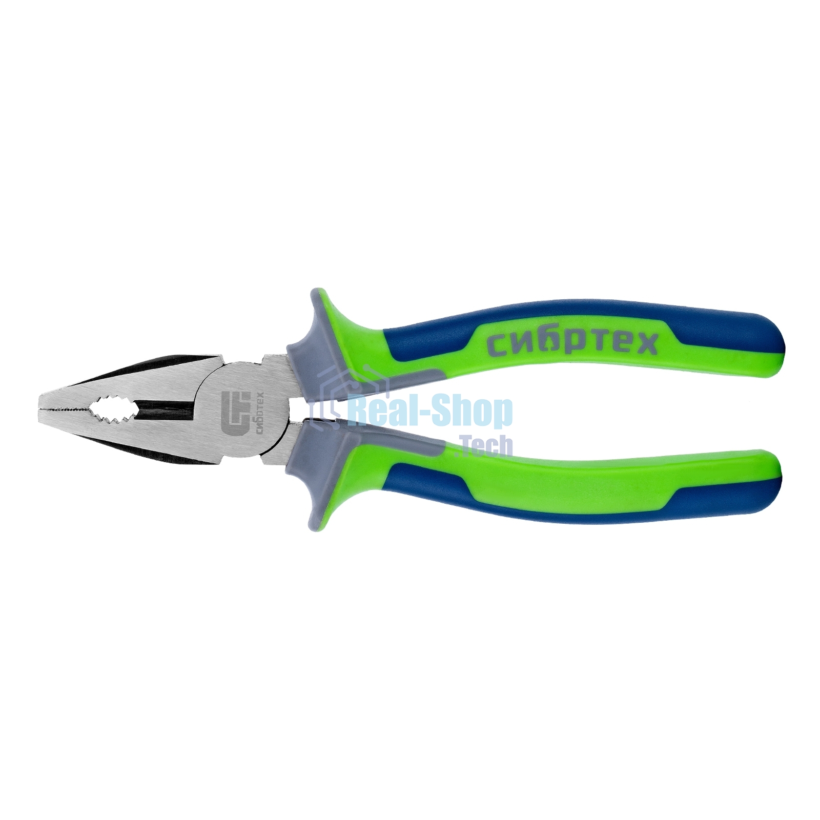 Плоскогубцы Сибртех комбинированные, 200 мм, фосфатирование, трехкомпонентные рукоятки