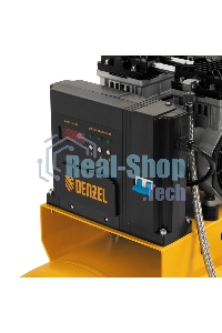 Компрессор безмаслянный малошумный Denzel DLS 2250/100, 2250 Вт, 3х750, 100 л, 410 л/мин блок упр