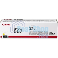 Картридж лазерный Canon 067Y (5099C002) желтый (1250 стр.) для Canon LBP631/633/MF651/655/657