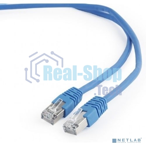 Патч-корд FTP Cablexpert cat.6, 1м, литой, многожильный, черный