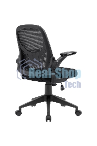 Кресло офисное Defender Office черный, сетка, регулир. подлокот