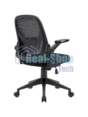 Кресло Defender Office черный, сетка, 120 кг, регулируемые подлокотники