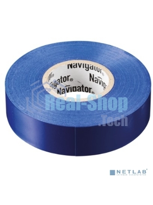 Изолента ПВХ Navigator 15 мм (рул.10м) син. NIT-B15-10/B