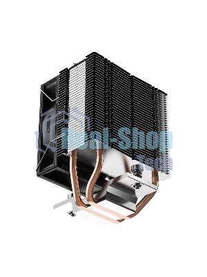 Кулер для процессора PCCooler R200 S115X/1200/1700/AM4/AM5 (TDP 110W, 90мм Non LED Fan, 2 тепловые трубки 6мм, 2200RPM, 28,3dBa)