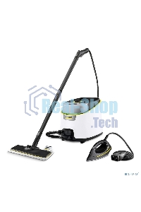 Пароочиститель напольный Karcher SC 4 Deluxe Iron EasyFix 2200Вт белый